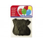 Globo 100% latex biodegradable pastel negro bolsa de 20 unidades