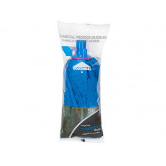 Fregona microfibra tiras azul