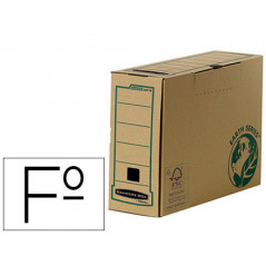 Caja archivo definitivo fellowes folio carton reciclado lomo 100 mm