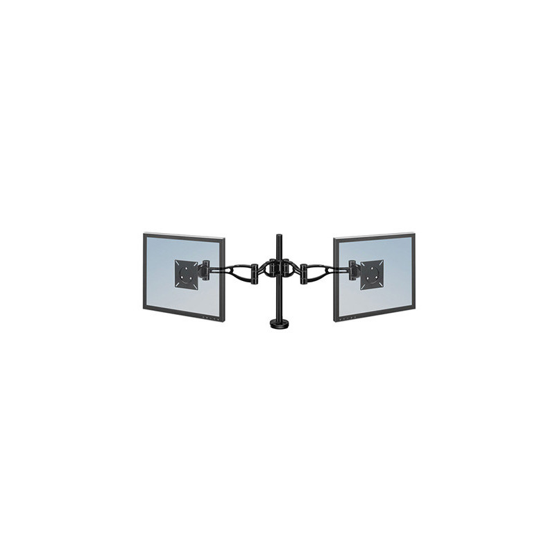 Brazo para monitor plano doble fellowes professional normativa vesa flexible para pantallas hasta 10 kg