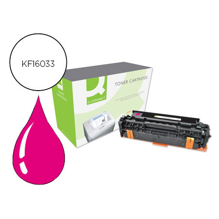 Toner q-connect compatible hp ce413a color laserjet m351a / 451dn / 451nw / 375nw / 475dn magenta 2.600 pag