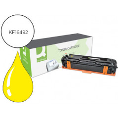 Toner q-connect compatible hp cf212a color laserjet m251n / 251nw / 276n / 276nw amarillo 1.800 pag