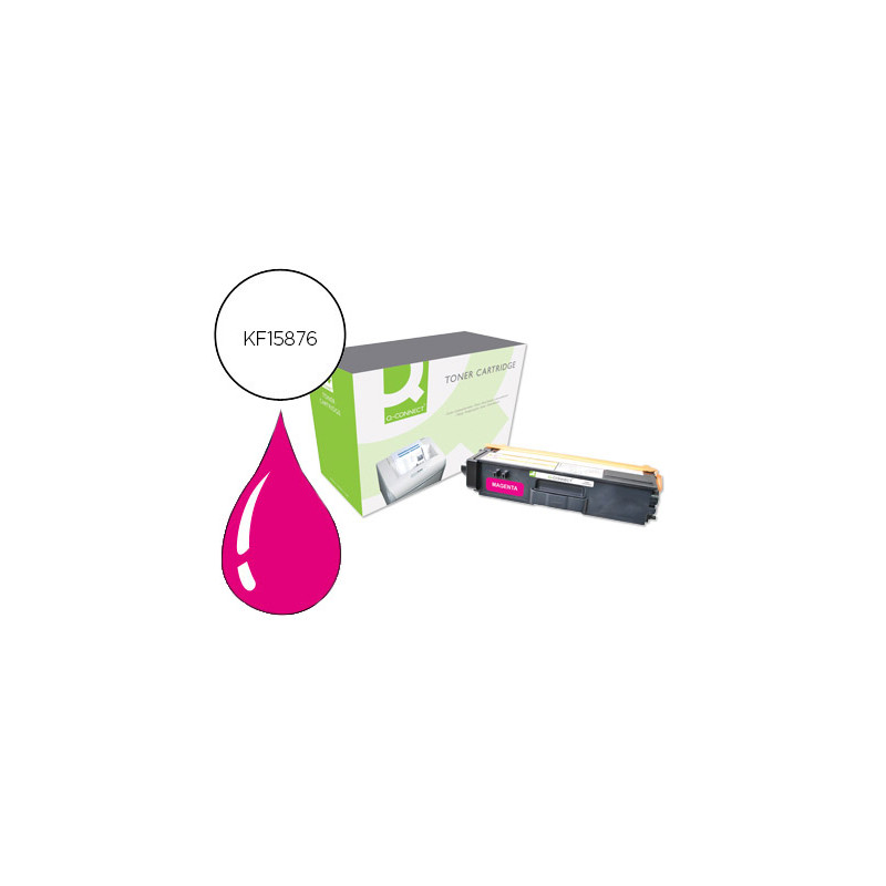 Toner q-connect compatible brother tn325m hl-4140cn / 4150cdn / 4570cdw / 4570cdwt / dcp 9055cd magenta 3.500 pag