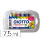Tempera giotto 7,5 ml estuche 5 colores surtidos