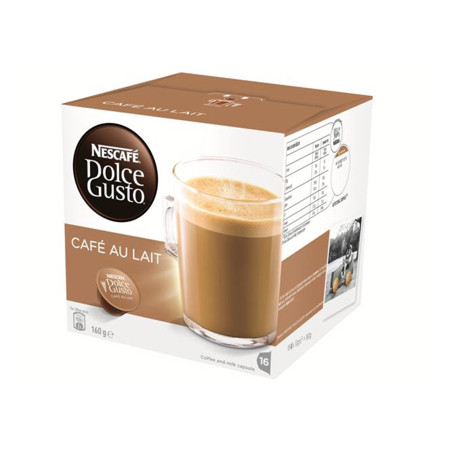 Cafe dolce gusto cafe con leche monodosis caja de 16 unidades