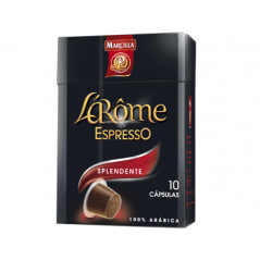 Cafe marcilla l arome espresso splendente fuerza 7 caja de 10unidades compatible con nespresso