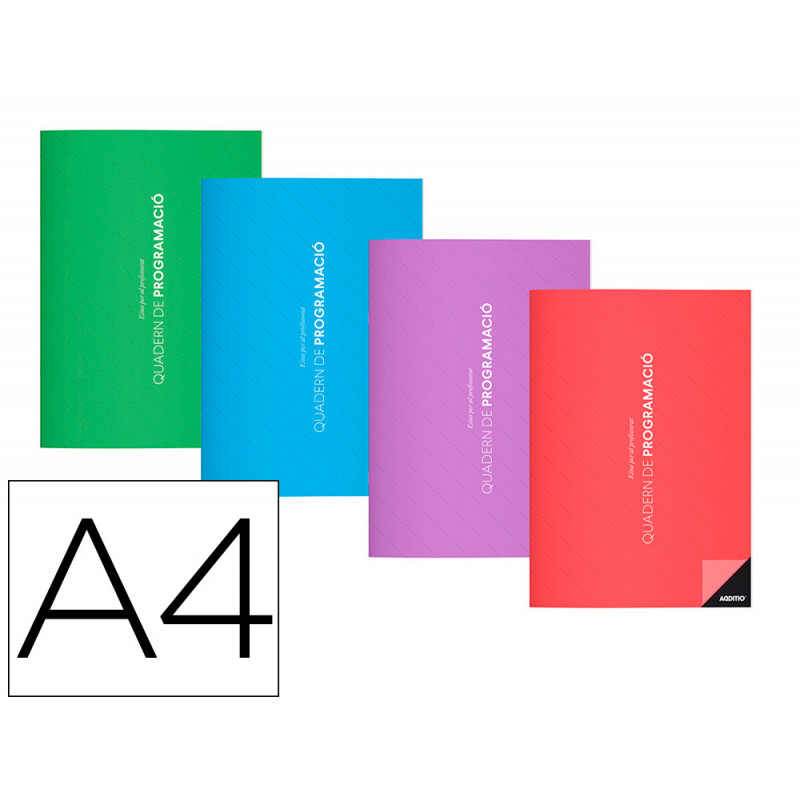 Cuaderno de programacion additio a4 plan mensual y programacion semanal del curso catalan