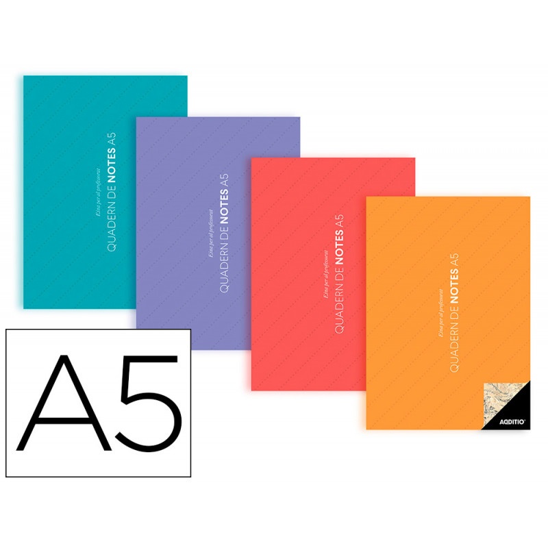 Cuaderno de notas catalan additio din a5 evaluacion continua
