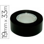 Cinta adhesiva apli 33 mt x 19 mm color negro