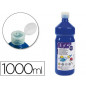 Tempera liquida liderpapel escolar 1000 ml azul marino