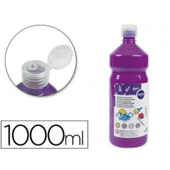 Tempera liquida liderpapel escolar 1000 ml violeta