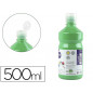Tempera liquida liderpapel escolar 500 ml verde