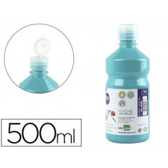 Tempera liquida liderpapel escolar 500 ml turquesa