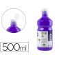 Tempera liquida liderpapel escolar 500 ml violeta