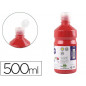 Tempera liquida liderpapel escolar 500 ml rojo