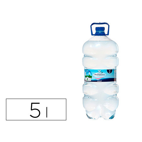 Agua mineral natural fuente primavera garrafa de 5 l