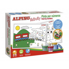 Juego alpino didactico activity pintar por numeros