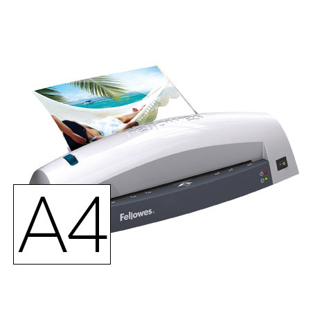 Plastificadora fellowes lunar a4 2 rodillos hasta 125 micras