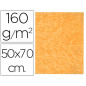 Fieltro liderpapel 50x70cm naranja 160g/m2