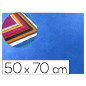 Goma eva con purpurina biodegradable liderpapel 50x70cm 60g/m2 espesor 2 mm azul oscuro