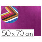 Goma eva con purpurina biodegradable liderpapel 50x70cm 60g/m2 espesor 2 mm violeta