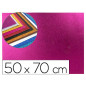 Goma eva con purpurina biodegradable liderpapel 50x70cm 60g/m2 espesor 2 mm rosa