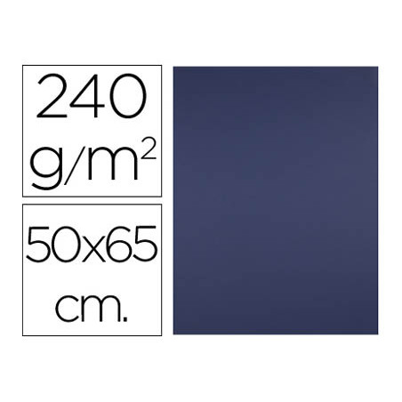Cartulina liderpapel 50x65 cm 240 g/m2 azul zafiro