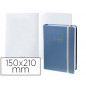 Libreta quo vadis life journal infinite dots puntos 15x21 cm 224 hojas tapa similpiel azul