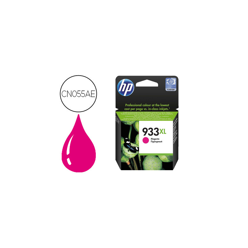 Ink-jet hp 933xl magenta cn055ae officejet 6100/6600/6700 premium capacidad 825 pag