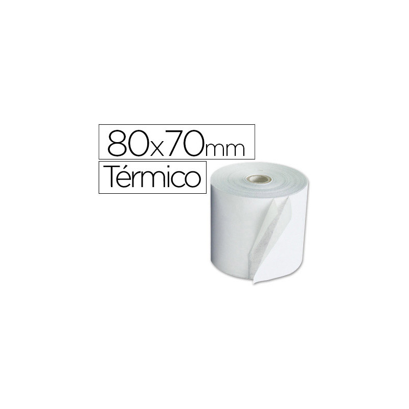 Rollo sumadora q-connect termico 80x68x11 mm 58 gr sin bisfenol a