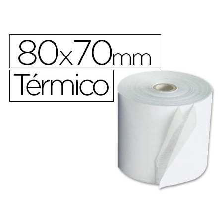Rollo sumadora q-connect termico 80x68x11 mm 58 gr sin bifenol a