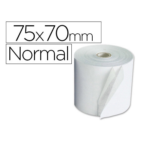 Rolo branco q-connect electra 75x70x11mm 60 grs