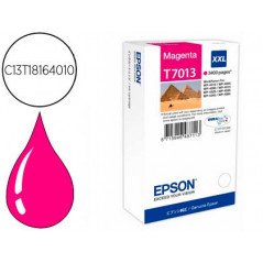 Ink-jet epson stylus t7013 magenta xl wp-4000 4500 capacidad 3400 pag