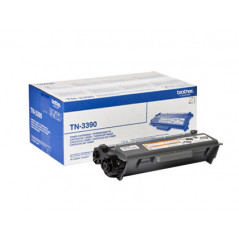Toner brother tn 3390 para hl-6180 dw negro 12000 pag