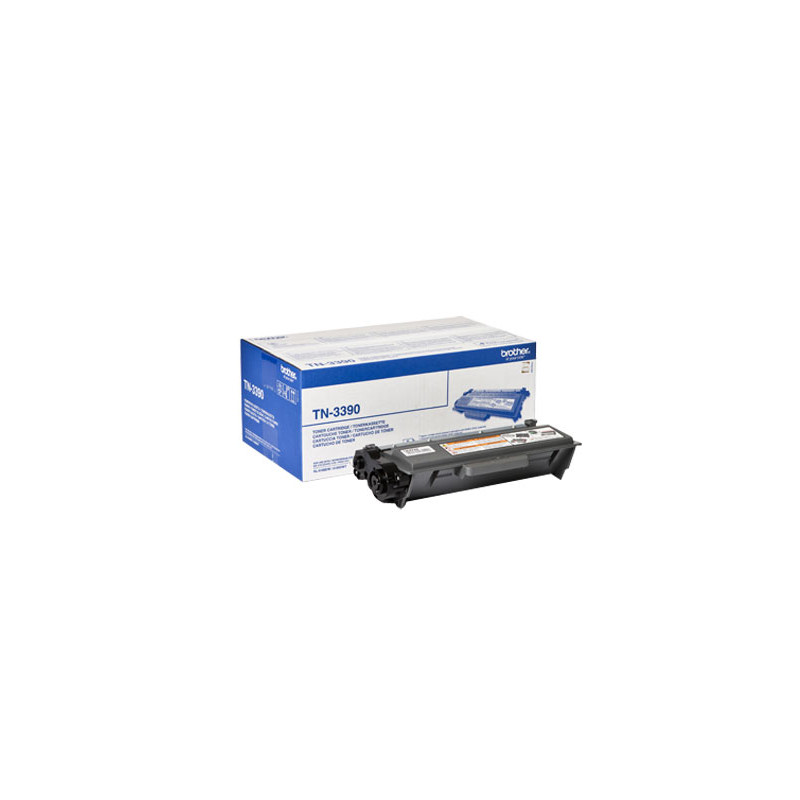 Toner brother tn 3390 para hl-6180 dw negro 12000 pag