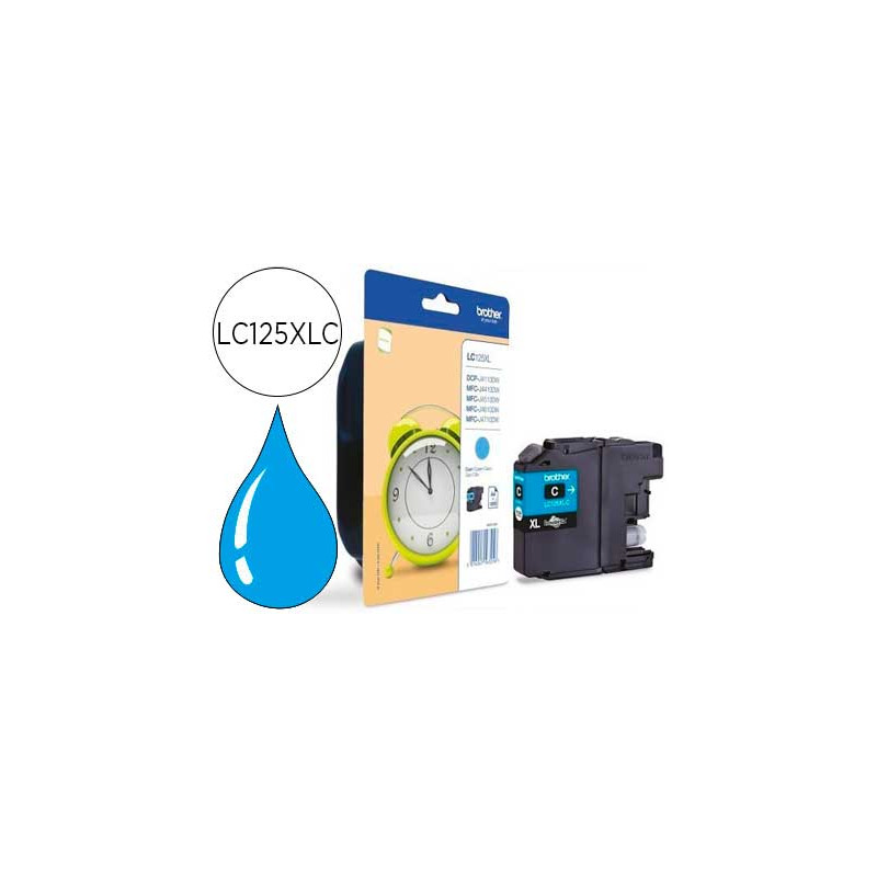 Ink-jet brother mfc-j4410dw/4510 dw cian alta capacidad 1200 pag