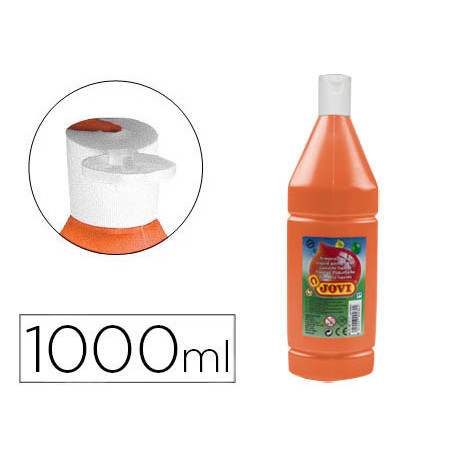 Tempera liquida jovi escolar 1000 ml naranja