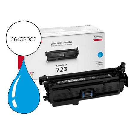 Toner canon laser crg 723 cyan 5000 pag