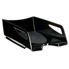 Bandeja sobremesa cep maxi de gran capacidad 386x270x115 mm plastico negra