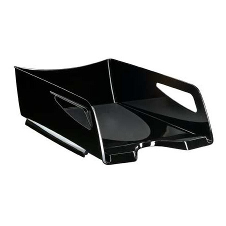 Bandeja sobremesa cep maxi de gran capacidad plastico negro 386x270x115 mm