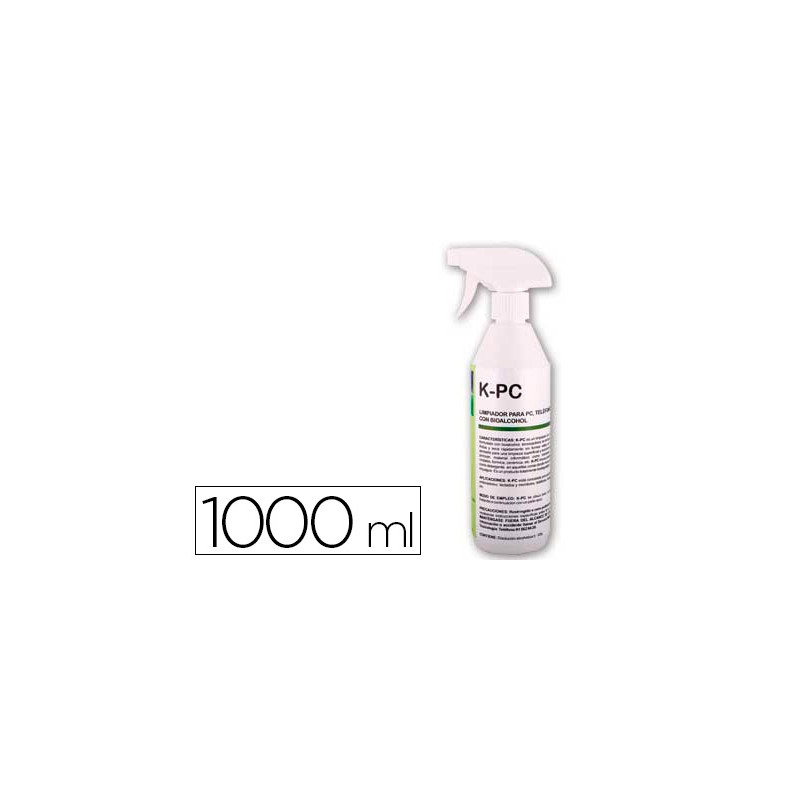 Limpiador spray bactericida botella de 1000 ml