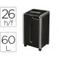 Destructora de documentos fellowes 325i ciclo trabajo continuo capacidad de corte 26h clips tarjetas cd 83l