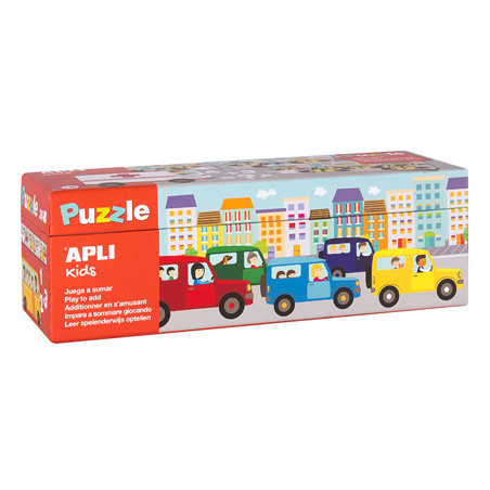 Puzle apli kids sumas transportes 30 piezas