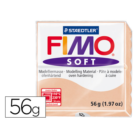 Pasta staedtler fimo soft 57 gr color carne