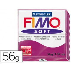 Pasta staedtler fimo soft 57 gr color purpura