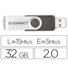 Memoria usb q-connect flash 32 gb 2.0