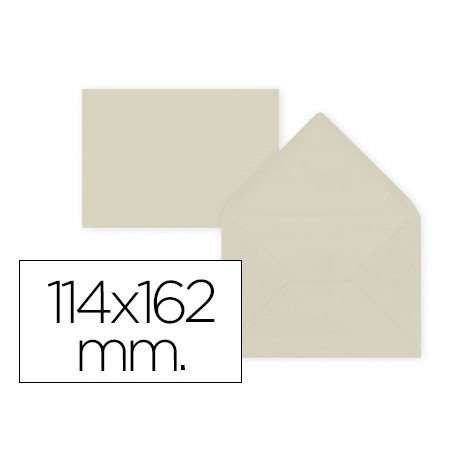 Sobre liderpapel c6 blanco 114x162 mm 80gr pack de 15 unidades