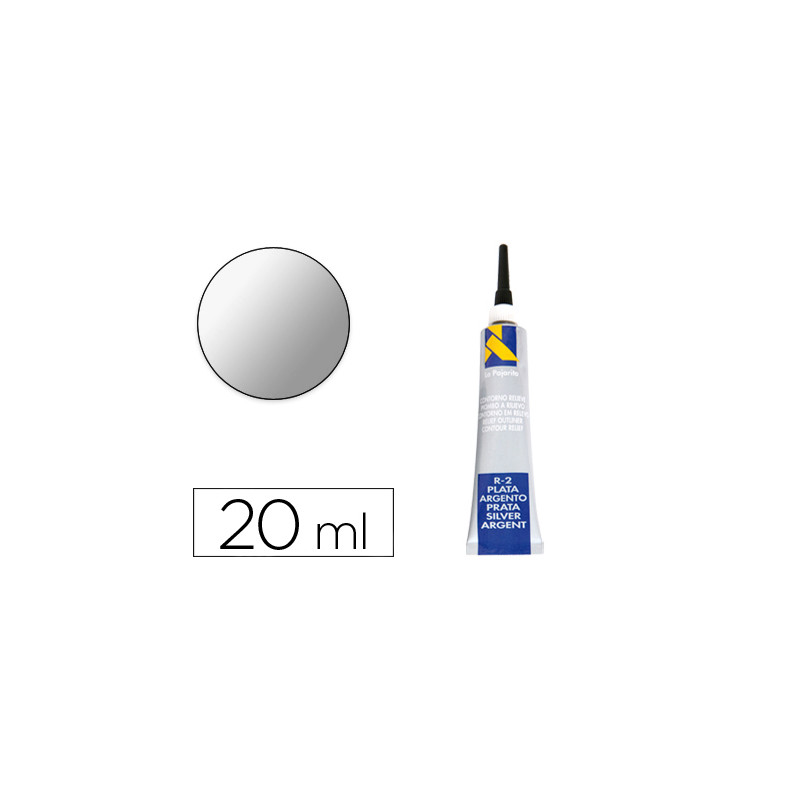 Contorno relieve la pajarita plata r-2 tubo 20 ml