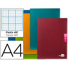 Libreta liderpapel scriptus a4 48 hojas 90g/m2 rayado nº46