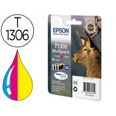Ink-jet epson stylus sx525wd/620fw office b42wd/bx320fw/525wd t1306 pack tricolor